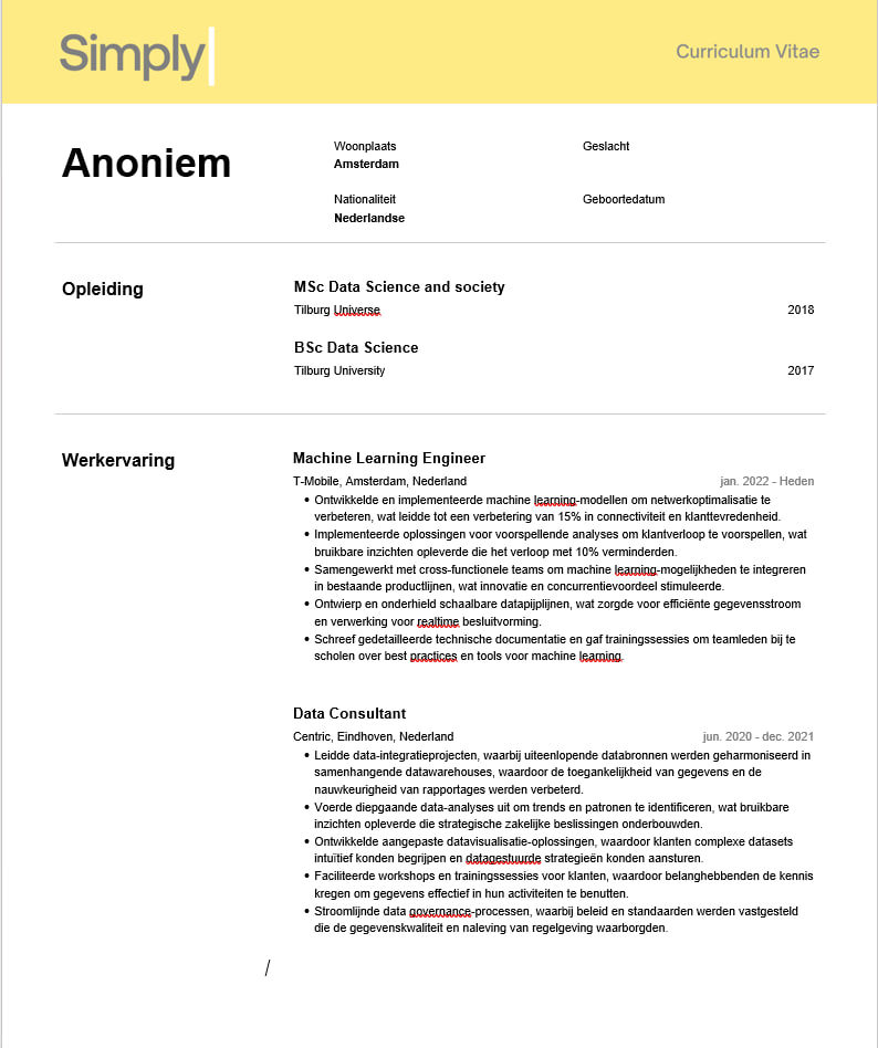 Default Simply template