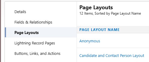 Navigate to Page Layouts and open your active layout